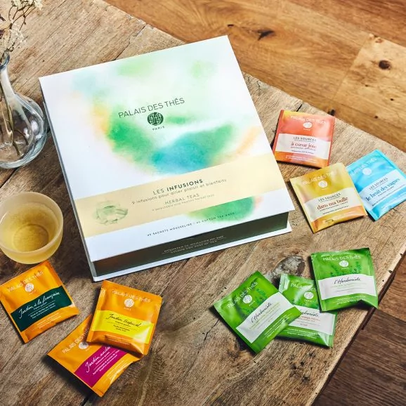 Herbal Teas Gift Set of 45 of tea bags - Palais des Thés