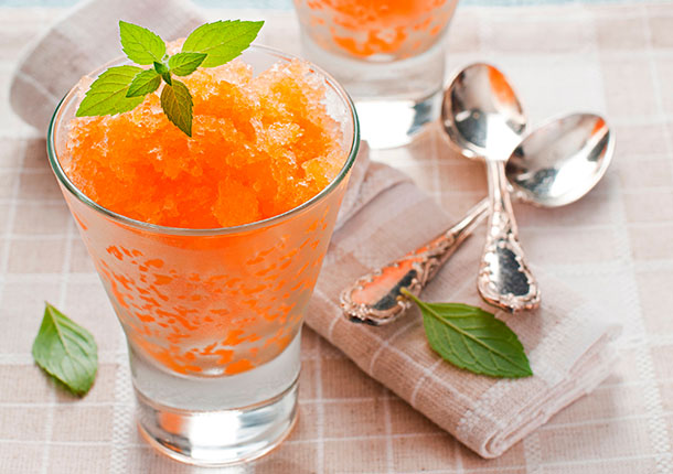 Icy Peach Granita