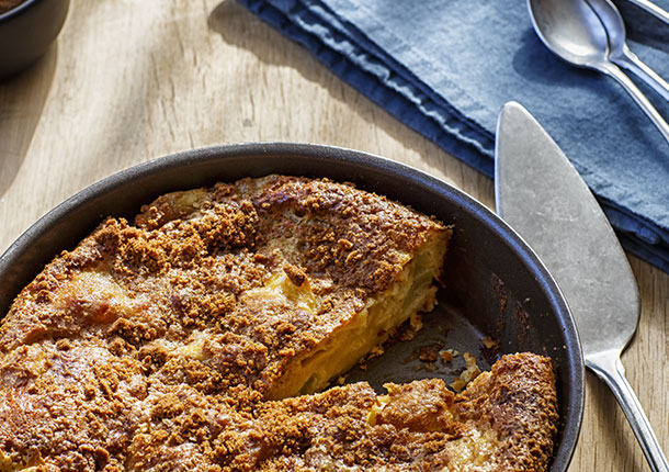 Clafoutis with apples and Chai Impérial