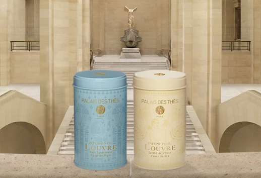 Louvre Teas - Fine Teas from France by Palais des Thés, Set of Four Mini  Tea Tins
