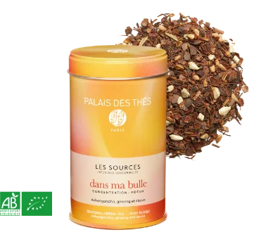 Palais des Thes Les Sources By the Sea, Escape Organic Sensorial Herbal  Tea, 4.9 oz.