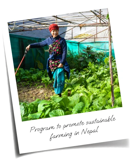 Program to promote sustainable farming in Nepal